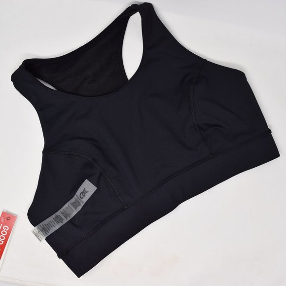 Good American Core Power Sports Bra sz 5 Black 2XL Gym Run Yoga Walk Athletic - Picture 9 of 10